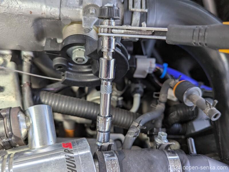 Ｌ880K純正インテークパイプ。 純正インテークパイプ断熱（ダイハツ コペン・L880K）by ヒキ